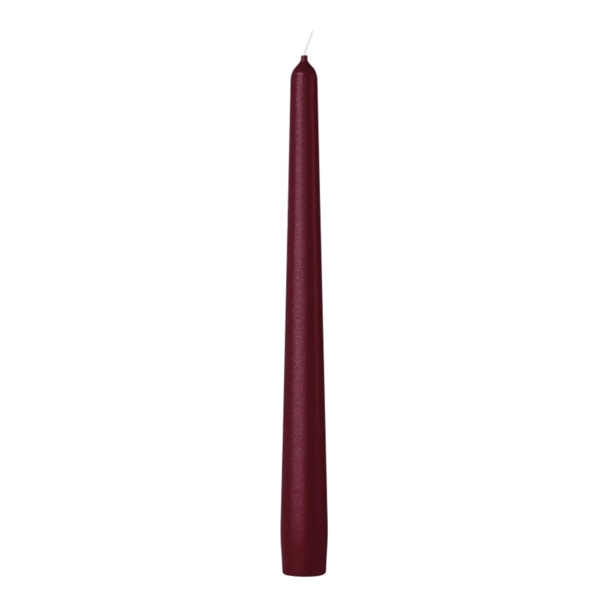 Bolsius Gotische Kaarsen Metallic Red Ø24x245 mm 7 uur (8x 4 stuks)