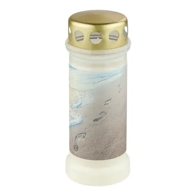 Bolsius Graflicht Nr 6 Met Deksel Strand Ø67x173 mm 70 uur (12 stuks)