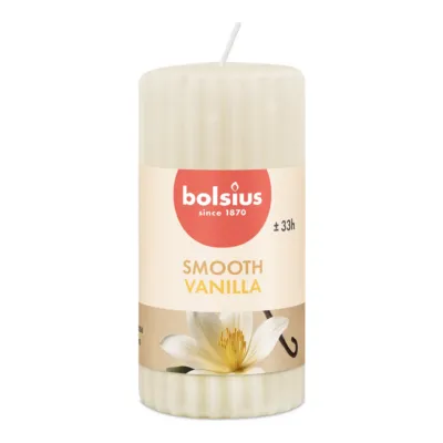 Bolsius Pillar True Scents Vanilla Ø58x120 mm 33 uur (6 stuks)