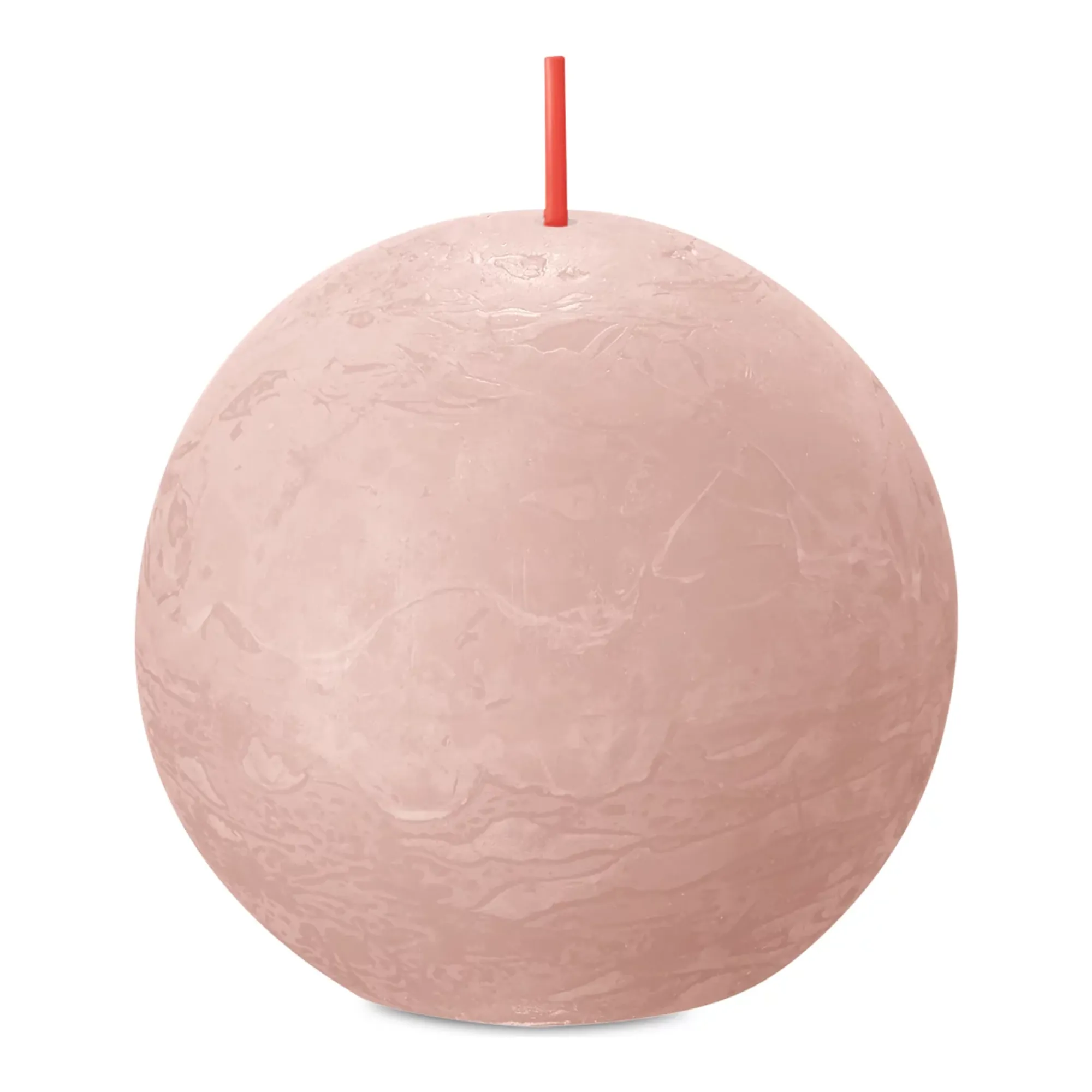 Bolsius Rustiek Bolkaars Misty Pink Ø76 mm 25 uur (6 stuks)