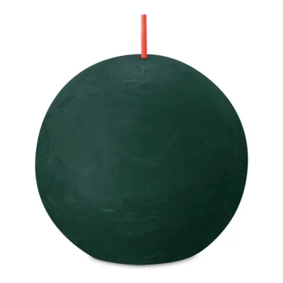 Bolsius Rustiek Bolkaars Pine Green Ø76 mm 25 uur (6 stuks)
