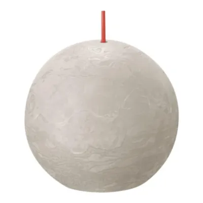 Bolsius Rustiek Bolkaars Sandy Grey Ø76 mm 25 uur (6 stuks)