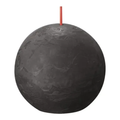 Bolsius Rustiek Bolkaars Stormy Grey Ø76 mm 25 uur (6 stuks)