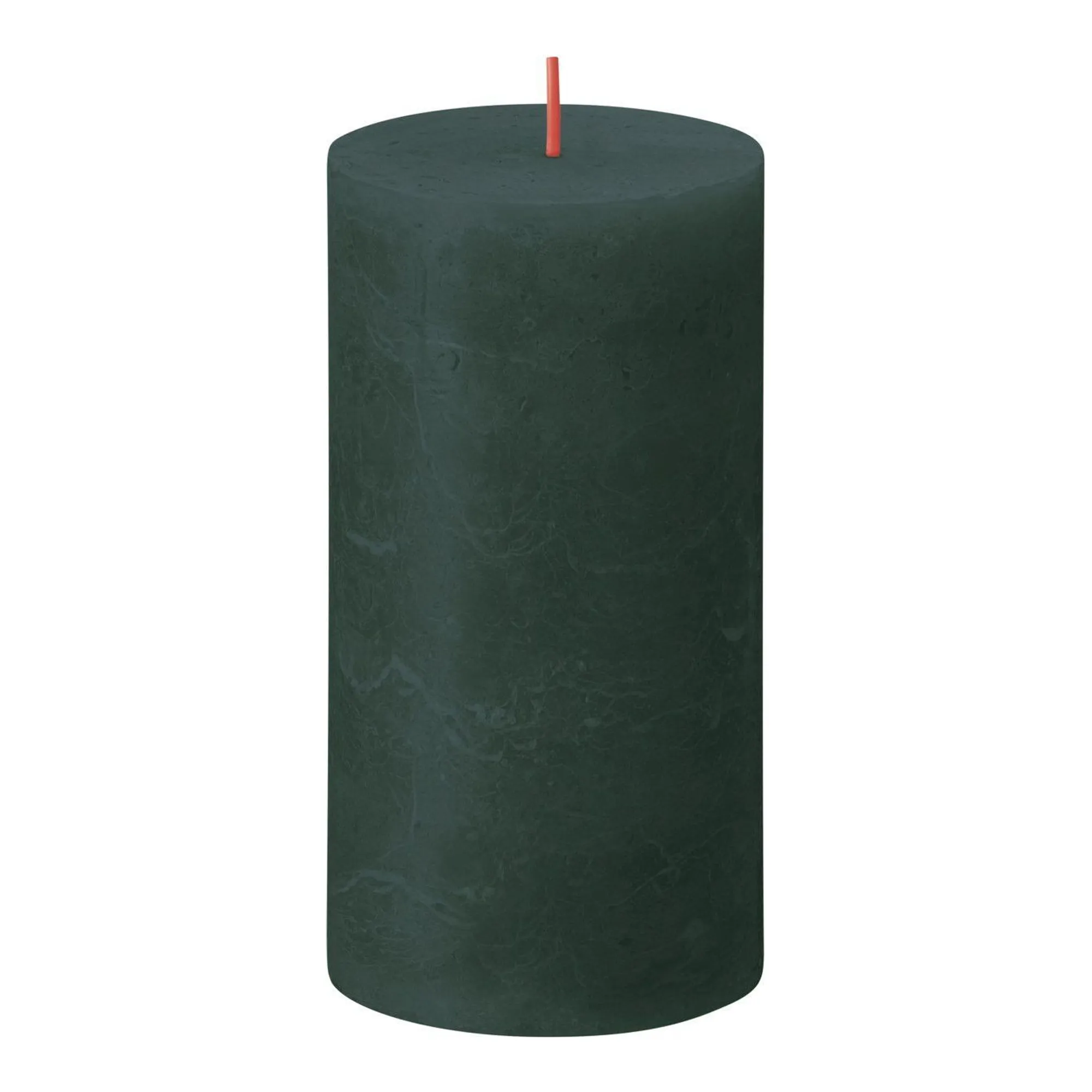 Bolsius Rustiek Stompkaars Pine Green Ø68x130 mm 60 uur (4 stuks)