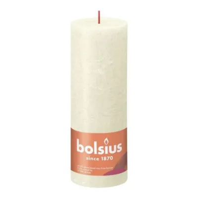Bolsius Rustiek Stompkaars Soft Pearl Ø68x190 mm 85 uur (4 stuks)