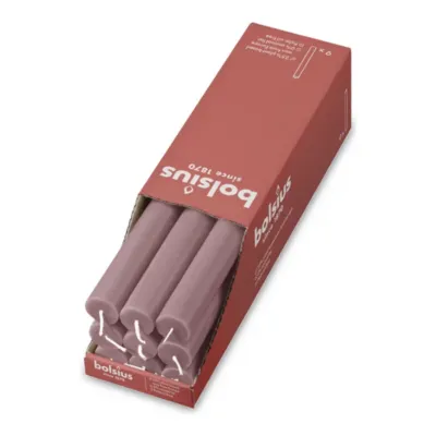 Bolsius Rustiek Tafelkaars Ash Rose Ø23x270 mm 13 uur (9 stuks)