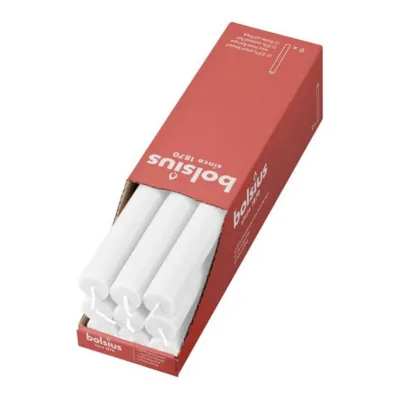 Bolsius Rustiek Tafelkaars Cloudy White Ø23x270 mm 13 uur (9 stuks)
