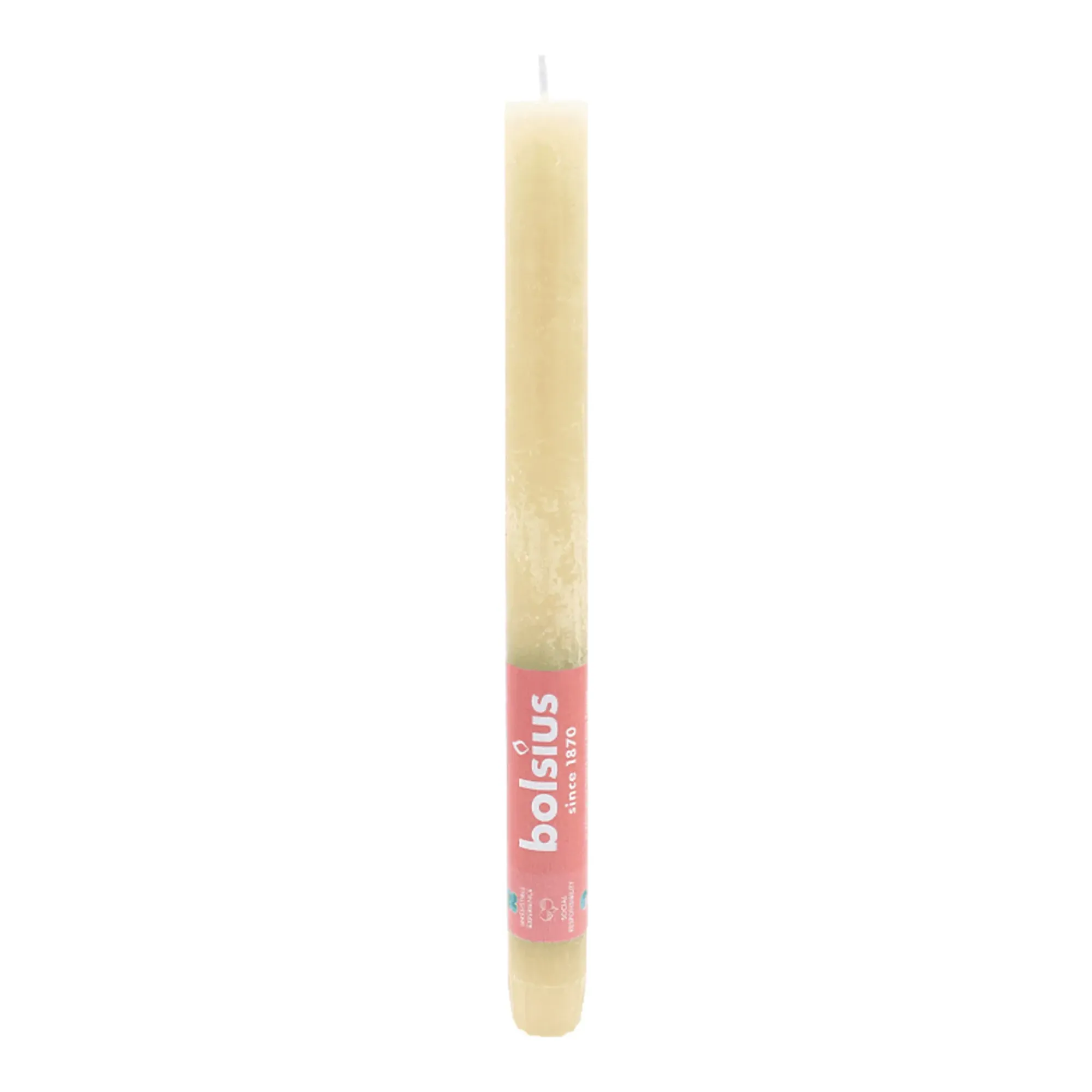 Bolsius Rustiek Tafelkaars Oat Beige Ø23x270 mm 13 uur (9 stuks)