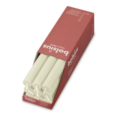 Bolsius Rustiek Tafelkaars Soft Pearl Ø23x270 mm 13 uur (9 stuks)