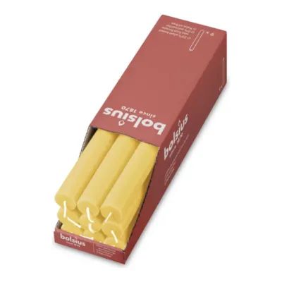 Bolsius Rustiek Tafelkaars Sunny Yellow Ø23x270 mm 13 uur (9 stuks)