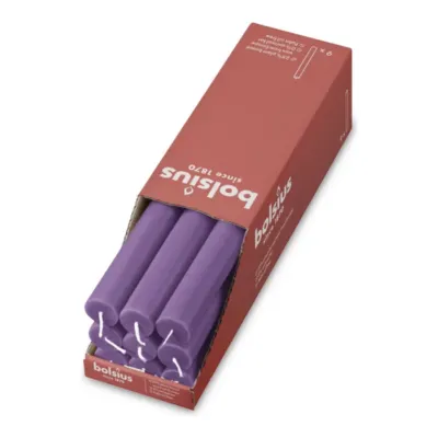 Bolsius Rustiek Tafelkaars Vibrant Violet Ø23x270 mm 13 uur (9 stuks)