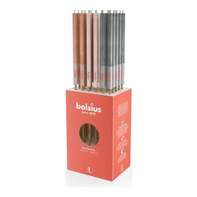 Bolsius Rustieke Tuinkaarsfakkels Assorti Gekleurd Ø30x1130 mm (32 stuks)