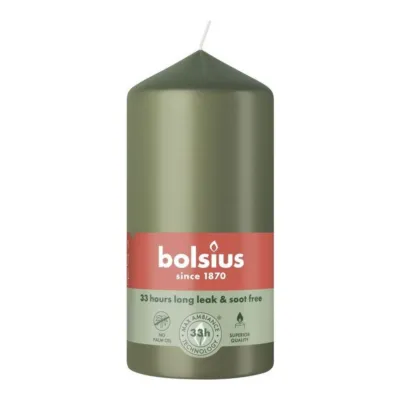 Bolsius Stompkaars Fresh Olive Ø58x120 mm 33 uur (6 stuks)