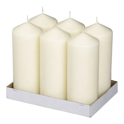 Bolsius Stompkaars Ivoor Ø78x198 mm 96 uur (6 stuks)