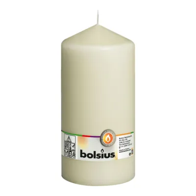 Bolsius Stompkaars Ivoor Ø98x200 mm 120 uur (8 stuks)