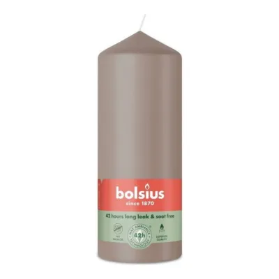 Bolsius Stompkaars Light Taupe Ø58x150 mm 42 uur (6 stuks)