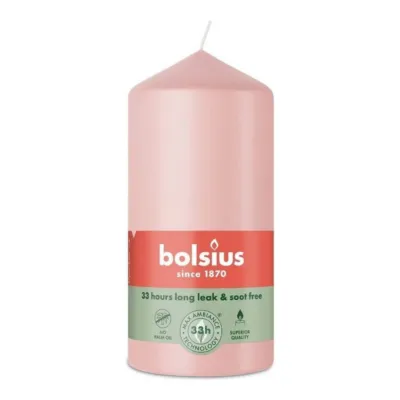 Bolsius Stompkaars Misty Pink Ø58x120 mm 33 uur (6 stuks)