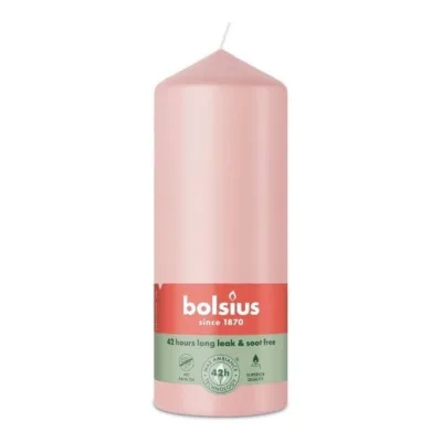 Bolsius Stompkaars Misty Pink Ø58x150 mm 42 uur (6 stuks)