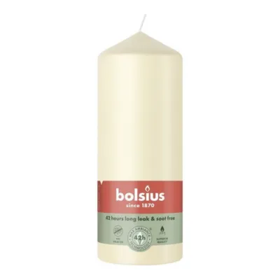Bolsius Stompkaars Soft Pearl Ø58x150 mm 42 uur (6 stuks)