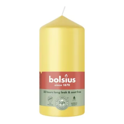 Bolsius Stompkaars Sunny Yellow Ø58x120 mm 33 uur (6 stuks)