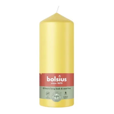 Bolsius Stompkaars Sunny Yellow Ø58x150 mm 42 uur (6 stuks)