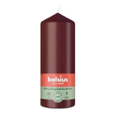 Bolsius Stompkaars Velvet Red Ø58x150 mm 42 uur (6 stuks)