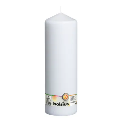 Bolsius Stompkaars Wit Ø98x300 mm 175 uur (4 stuks)