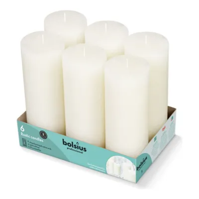 Bolsius Professional Stompkaars 190/68mm 65 Branduren Zacht Paarl (6x)