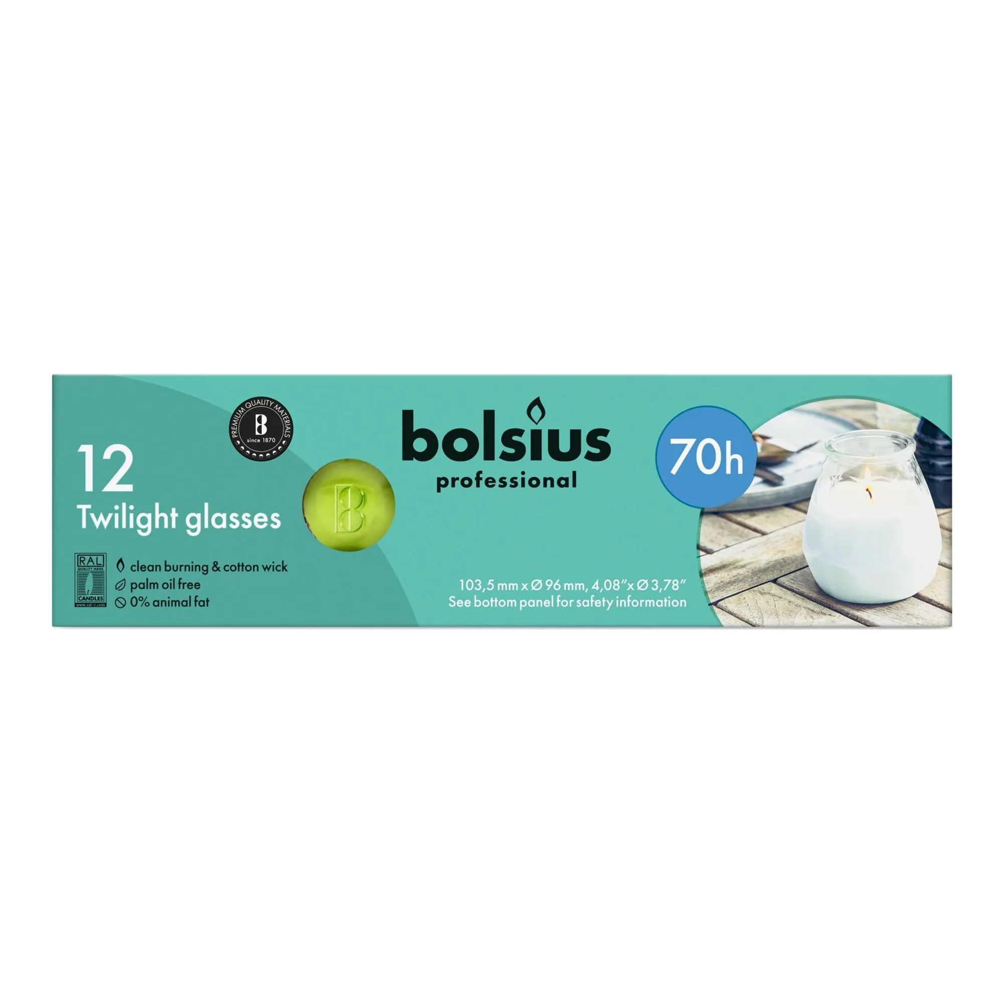 Bolsius Twilight Lemon (12 stuks)