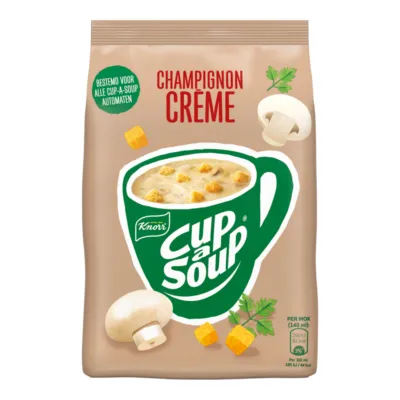 Knorr Cup-a-Soup Vendingzak Champignon 40-porties (65x 150x 205)