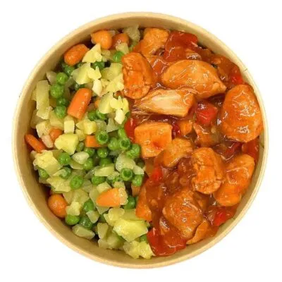 Compleet menu wortel doperwt kip pilav 270gr. a8