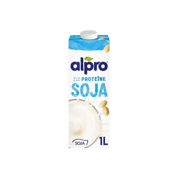 Alpro soja drink original pak 1 ltr vegan, glutenvrij, lactosevrij