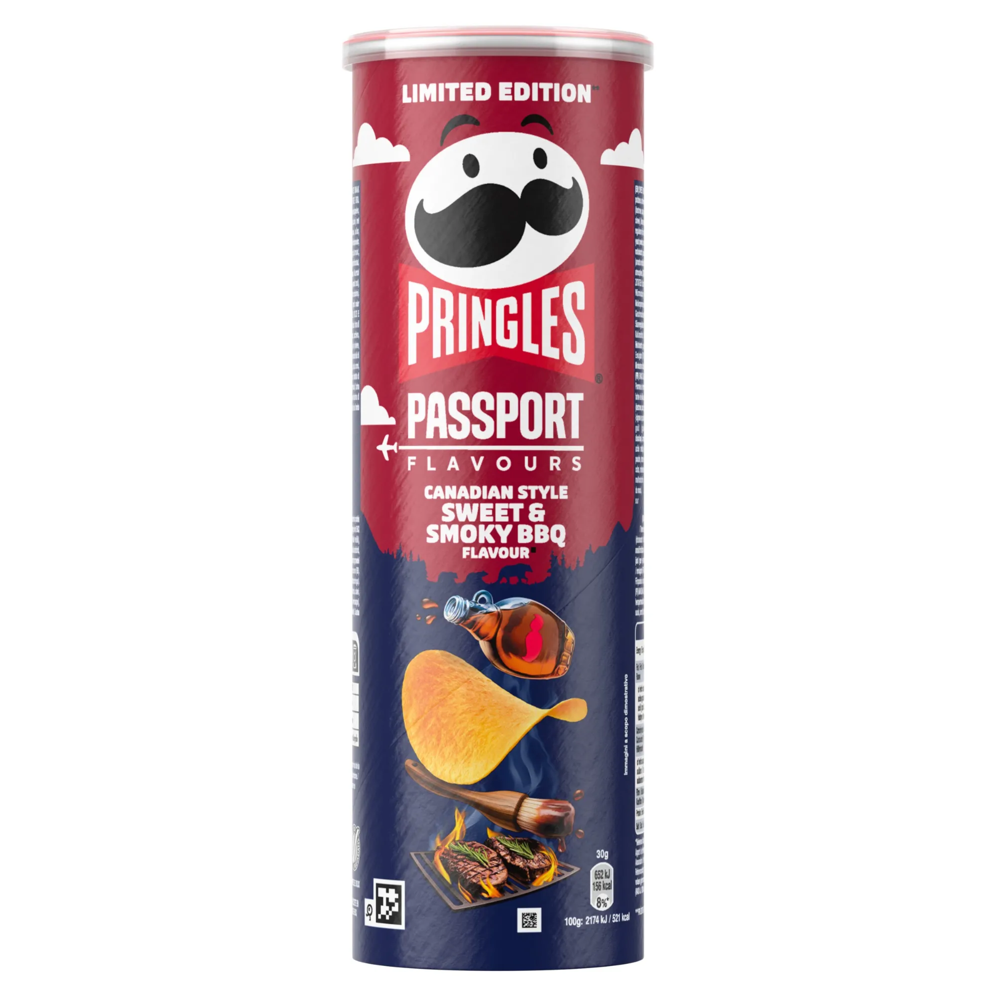 Pringles Canadian Style Sweet & Smokey Bbq (6x 165 gr)