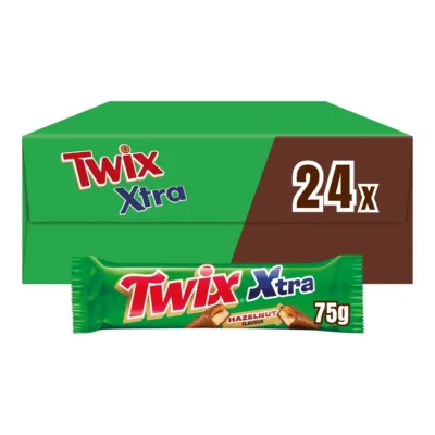 Twix Hazelnut Xtra (24x 75 gr)