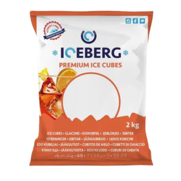 Iceberg premium ice cubes 2 kg
