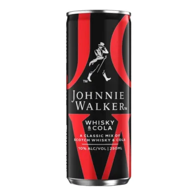 Johnnie Walker Whisky & Cola Blik (12x 25 cl)