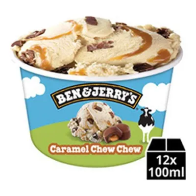 Ben & Jerry's Shortie Caramel Chew Chew (12x 100 ml)