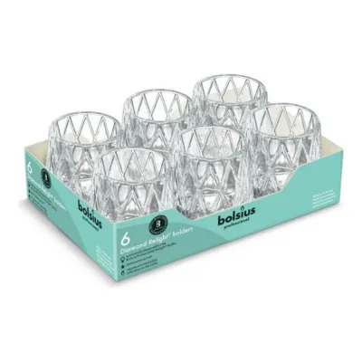 Bolsius Prof Relight Houder Diamond (6 stuks)