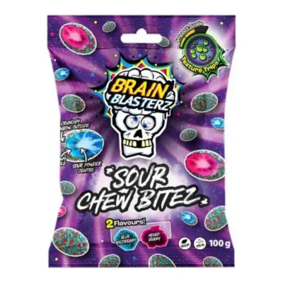 Brain Blasterz Chew Bites Zakje (12x 100 gr)