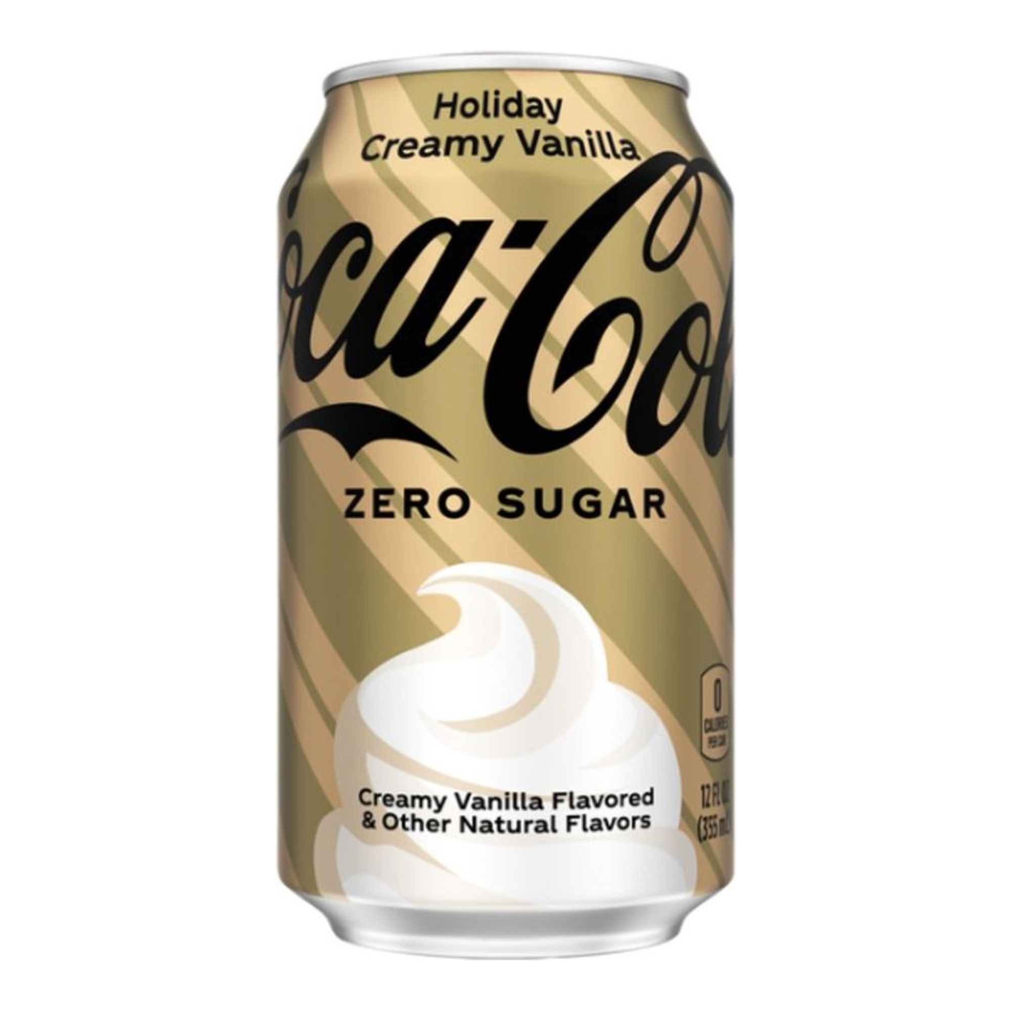 Coca-Cola Zero Sugar Holiday Creamy Vanilla Blik (24x 25 cl)