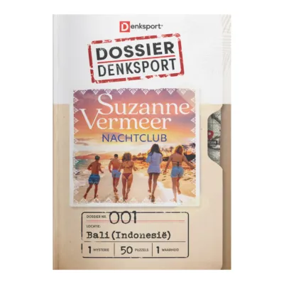 Denksport Dossier Suzanne Vermeer Nachtclub Puzzelboek (215x 1450x 15)