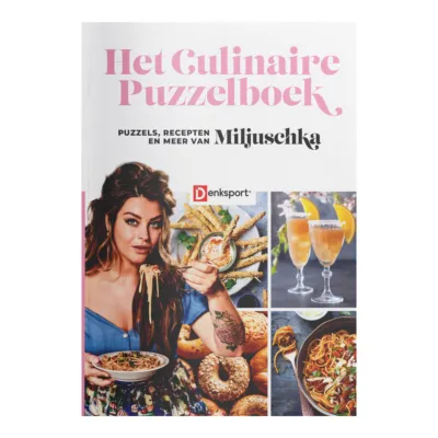 Denksport Het Culinaire Puzzelboek - Puzzels, Recepten En Meer Van Miljuschka (175x 245x 12)