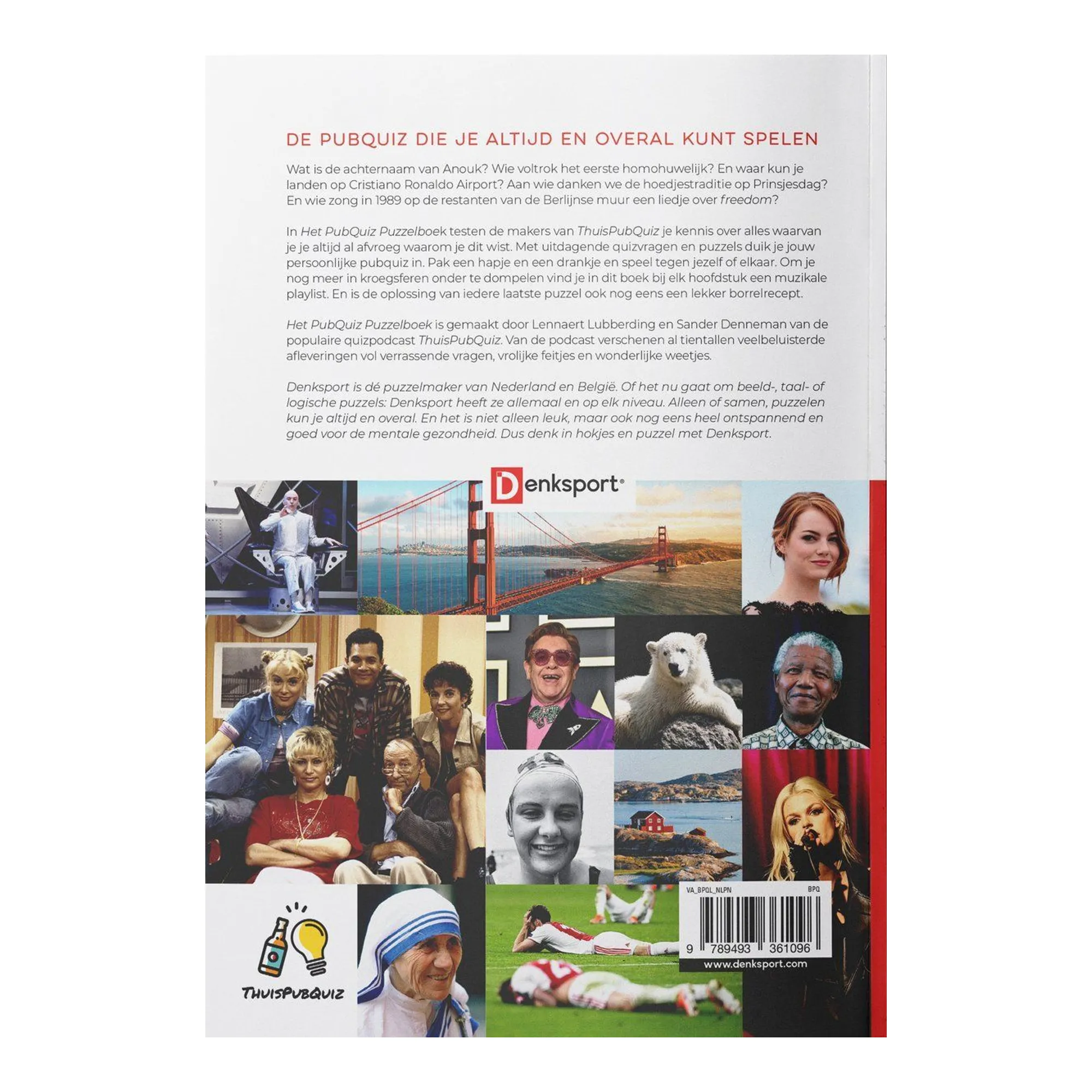Denksport Het Pubquiz Puzzelboek Deel 1 (175x 245x 12)