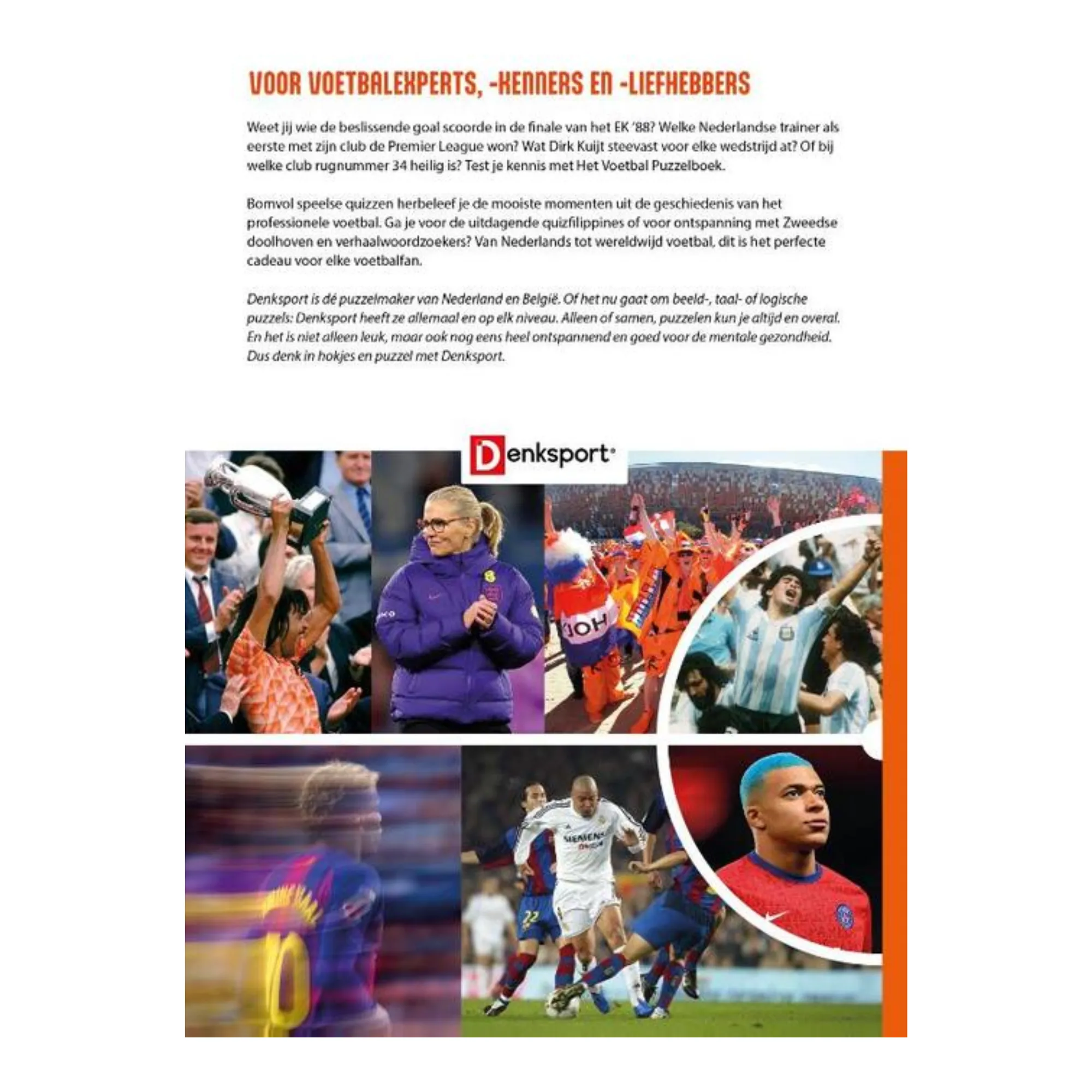 Denksport Het Voetbal Puzzelboek (175x 245x 12)