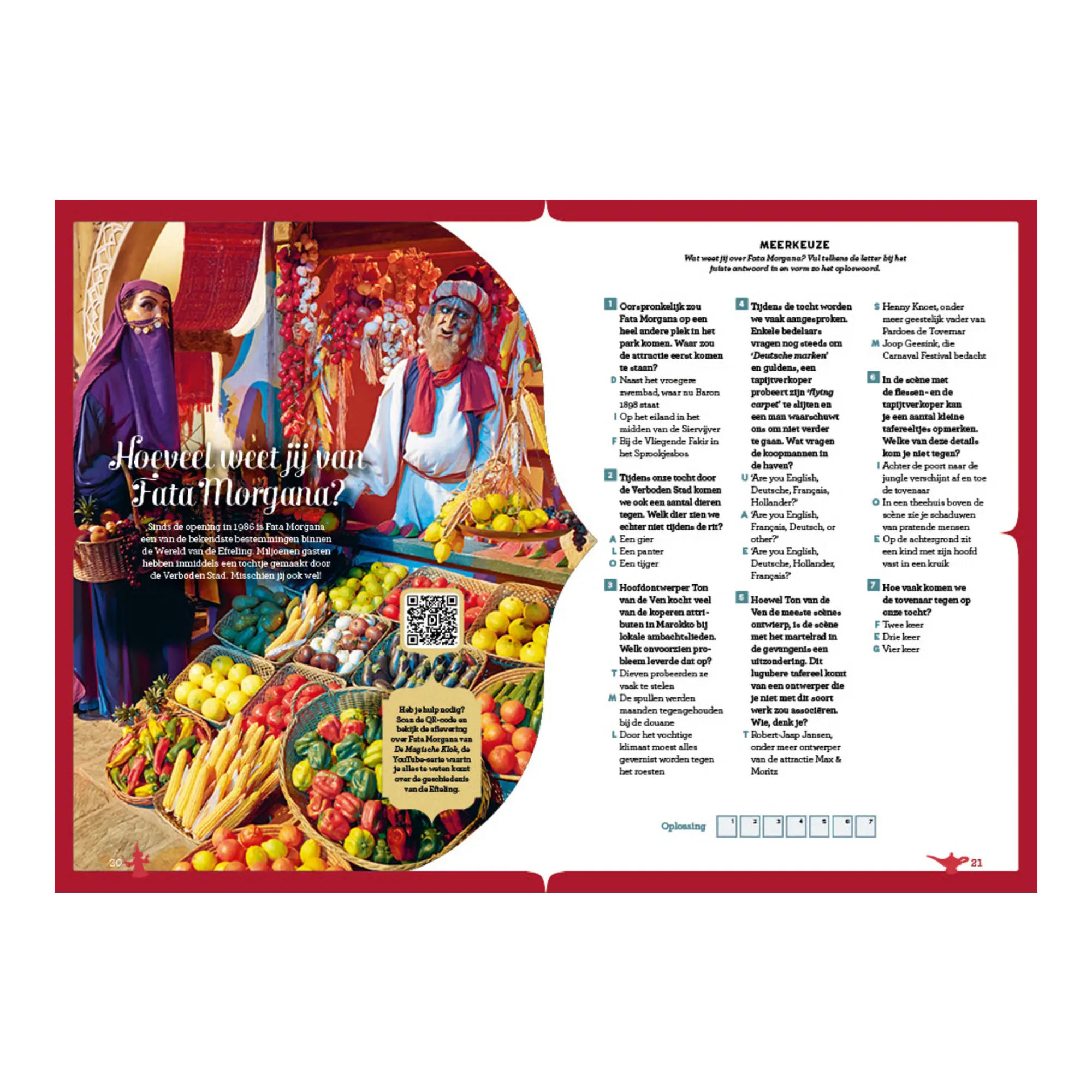 Denksport Het Wonderlijke Efteling Puzzelboek (175x 245x 12)