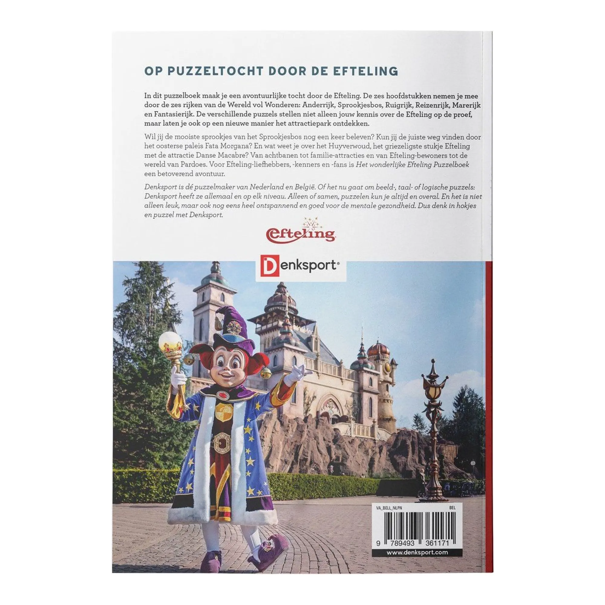 Denksport Het Wonderlijke Efteling Puzzelboek (175x 245x 12)