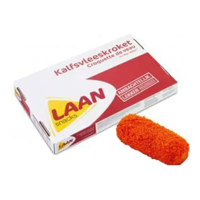 Laan Kalfsvleeskroket (21x 90 gr)