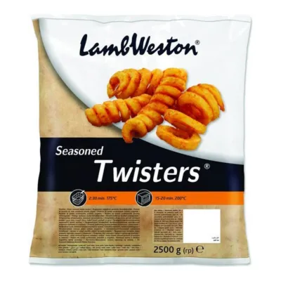 Lambweston Seasonedtwisters 2.5 Kg D72 (4 stuks)