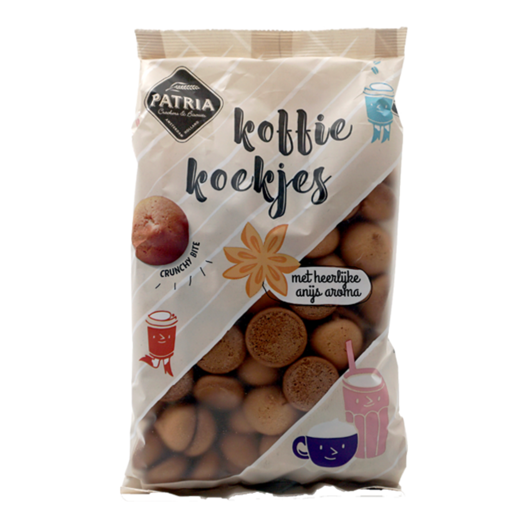 Patria Koffiekoekjes Anijs (8x 250 gr)