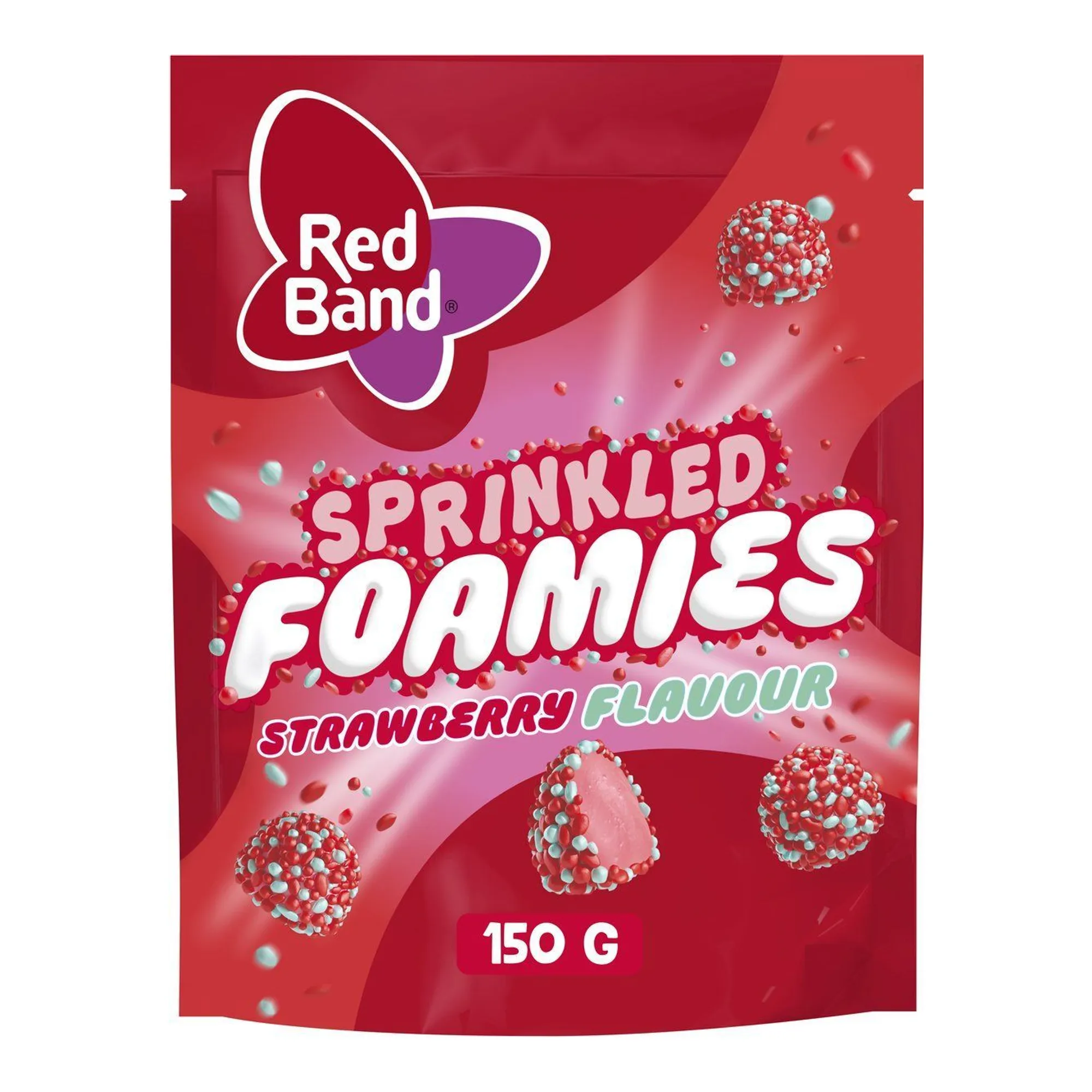 Red Band Sprinkled Foamies Strawberry Zak (10x 150 gr)
